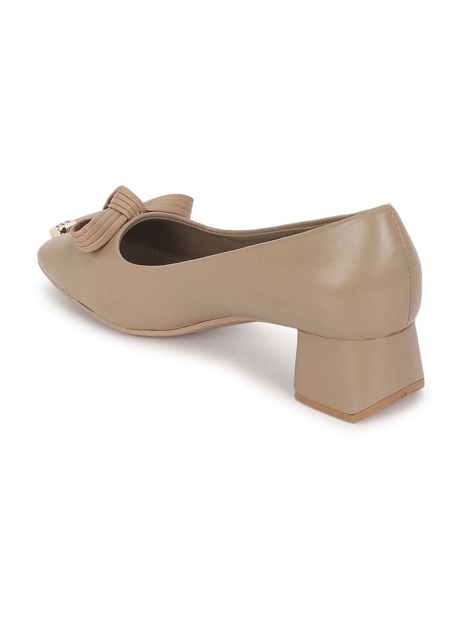 Truffle Collection Women's Beige Casual Pumps