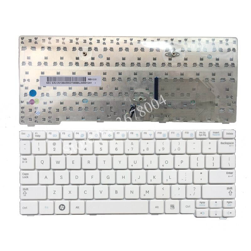 New US keyboard For Samsung N150 NB20 NB30 N143 N148 NPN148 NPN150 N158 US white