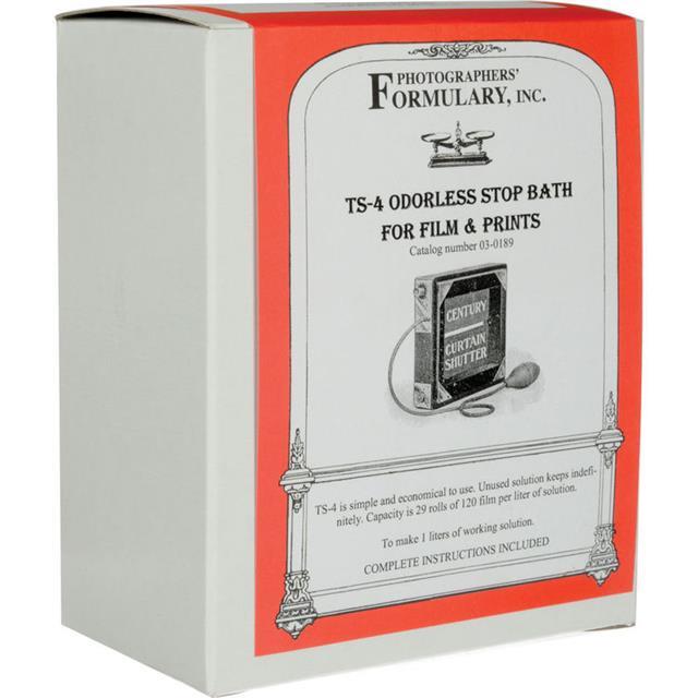 Photographers' Formulary TS-4 Stop Bath, Makes 1Lt Solution #03-0189