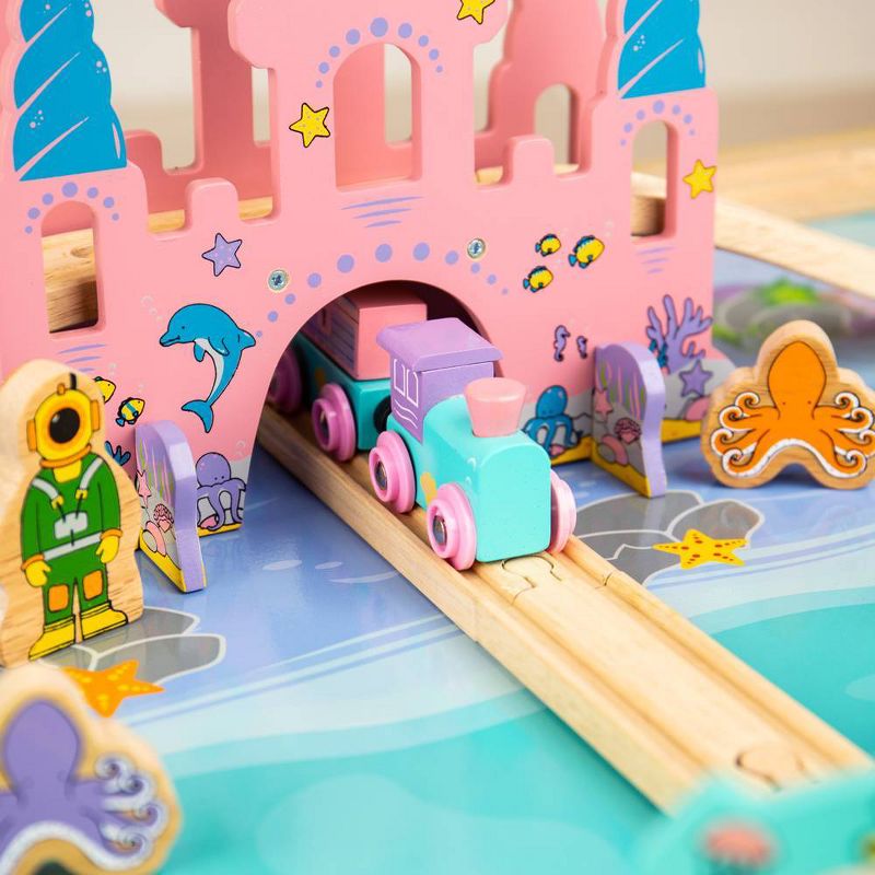 Bigjigs Rail Mermaid Train Table