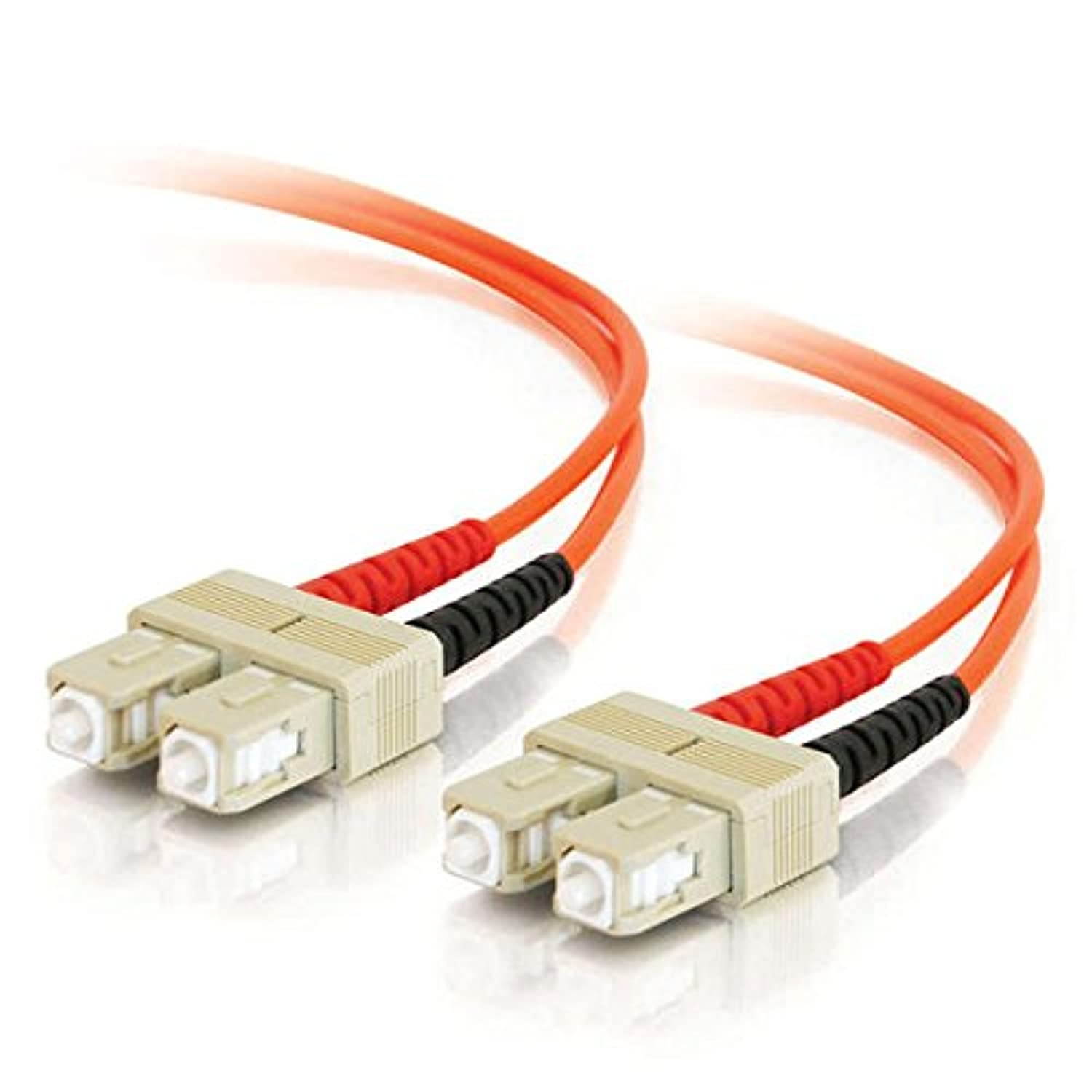 C2G/Cables to Go 14563 SC/SC Duplex 50/125 Multimode Fiber Patch Cable (4 Meters, Orange)