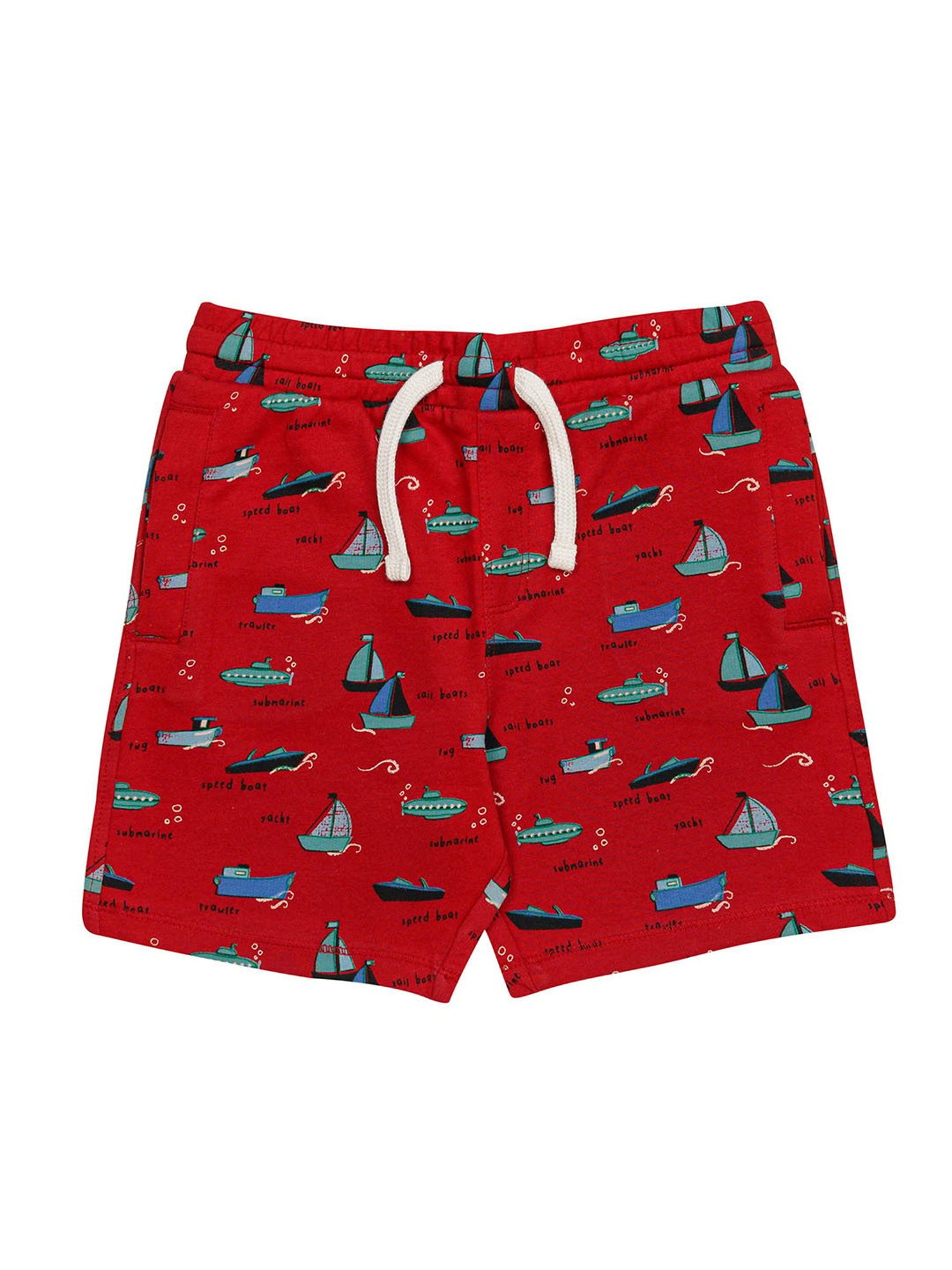 H by Hamleys Boys Red Printed Shorts