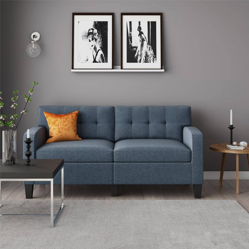 Wylie Small Space Sofa Blue - Dorel Living