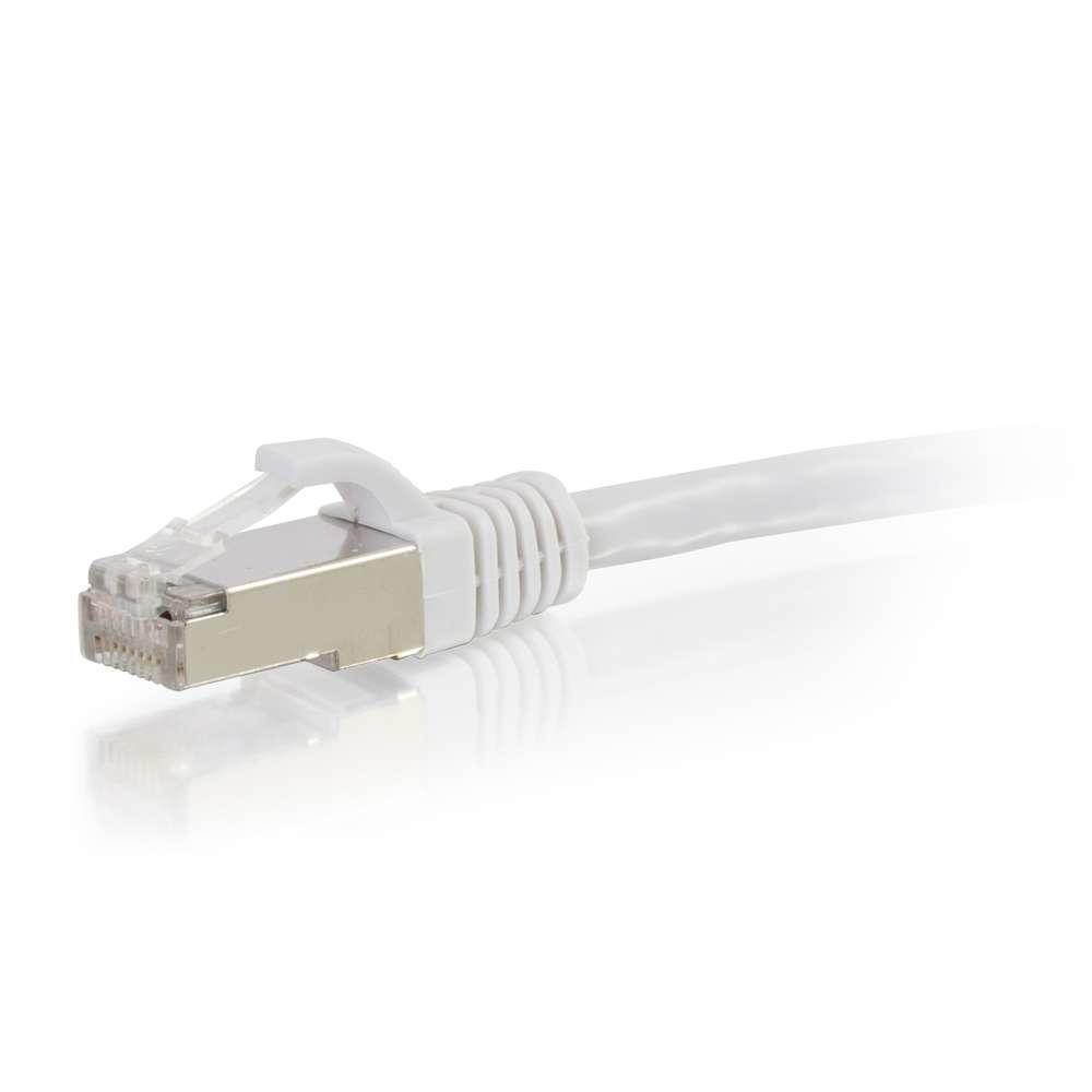 C2g C2g 9ft Cat6 Snagless Shielded (stp) Network Patch Cable - White