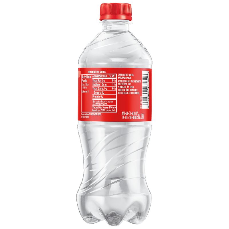 bubly Strawberry Enhanced Water - 20 fl oz Bottle