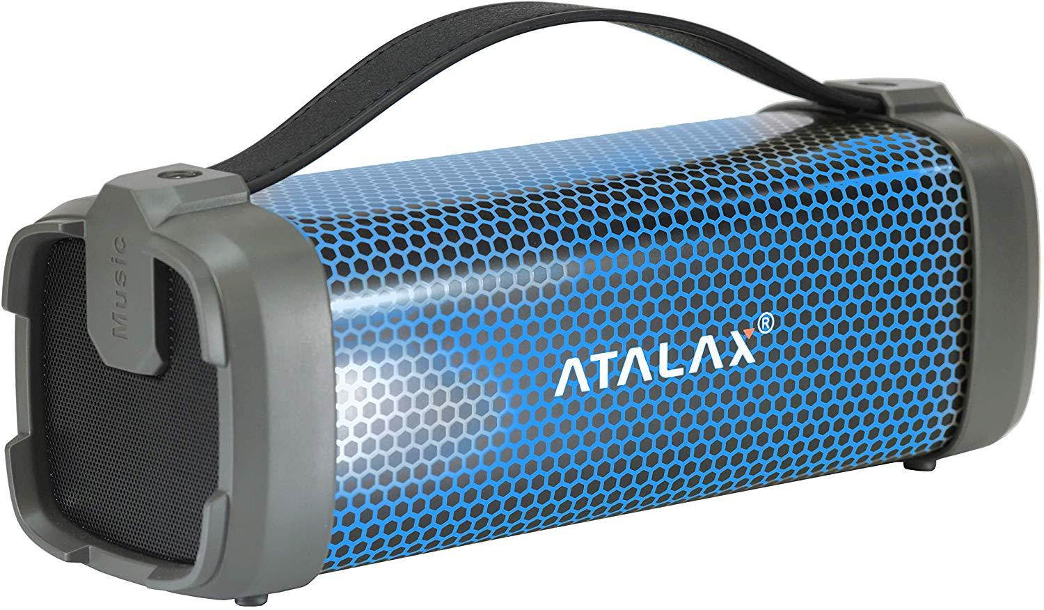 ATALAX Vibe Mini Portable Wireless Speaker with LED Light