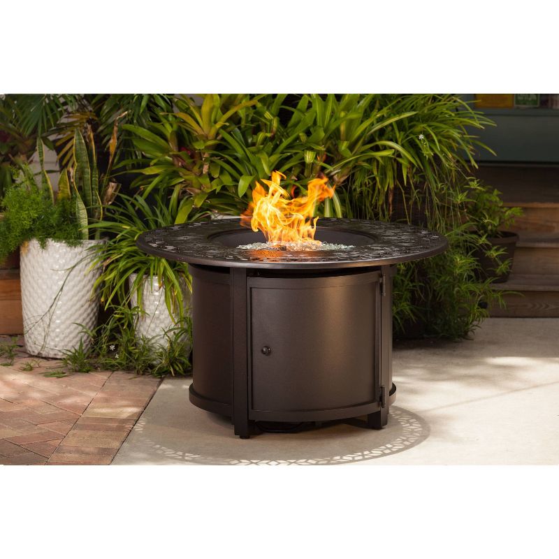 Longpoint Aluminum Round LPG Fire Pit - Fire Sense