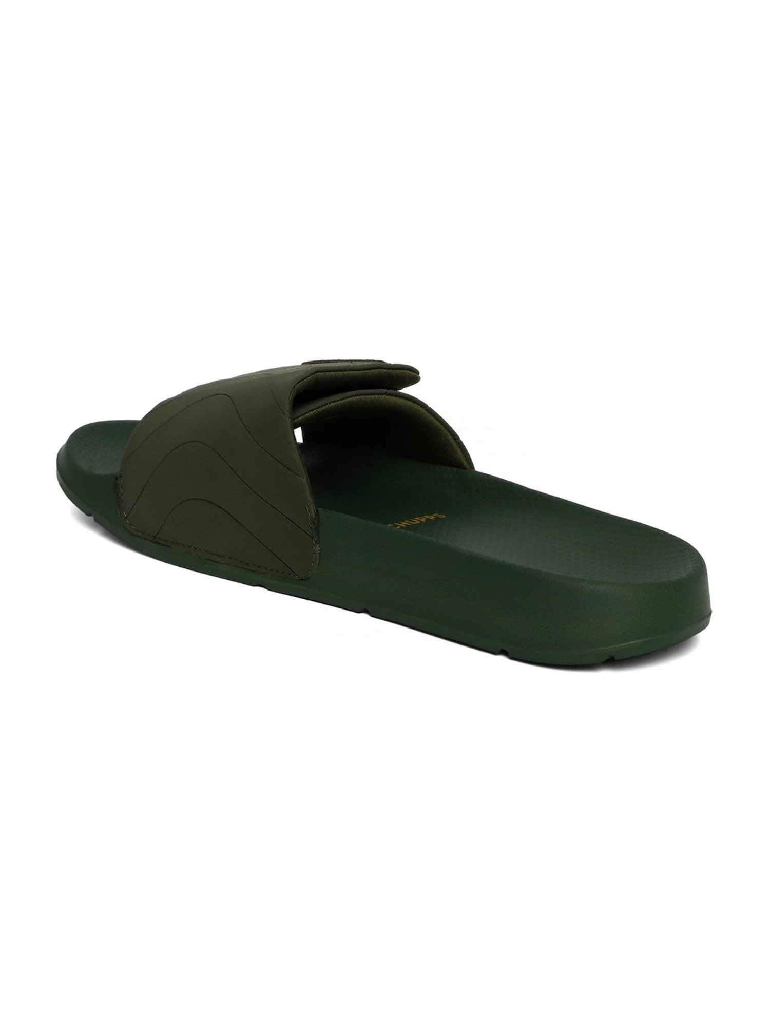 Chupps Men's Flow ErgoX Plus Olive Slides