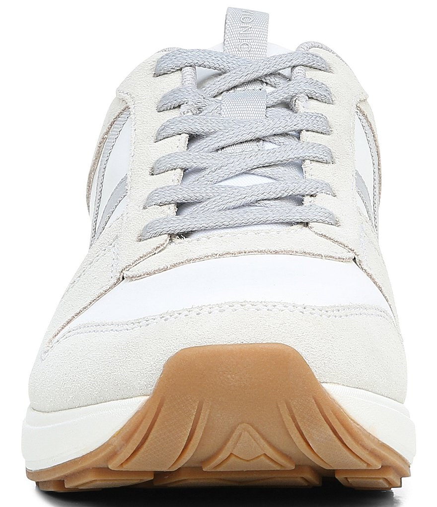 Vionic Rechelle Croc Embossed Lace-Up Sneakers