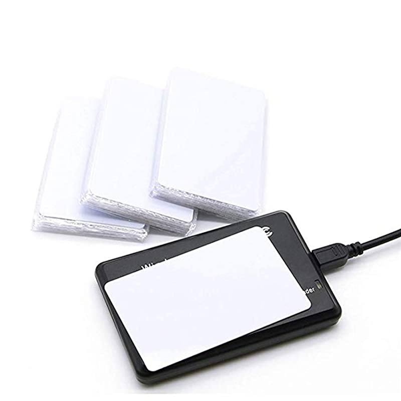 13.56MHz MIFARE Classic 1K RFID Smart Cards ISO14443A Blank RFID Hotel Key Cards Sublimation Printable (Pack of 100)