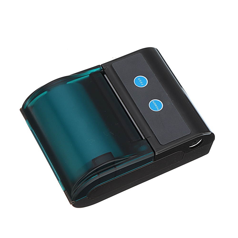 ZKC-5805 Wireless 58mm Pocket bluetooth Thermal Receipt Label Self-adhesive Printer for Android IOS