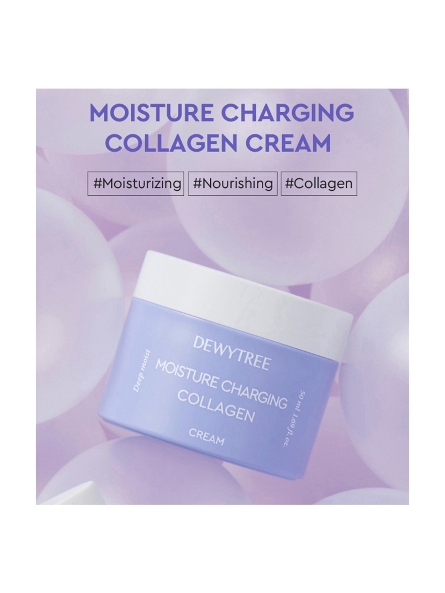 Dewytree Moisture Charging Collagen Cream - 50 ml