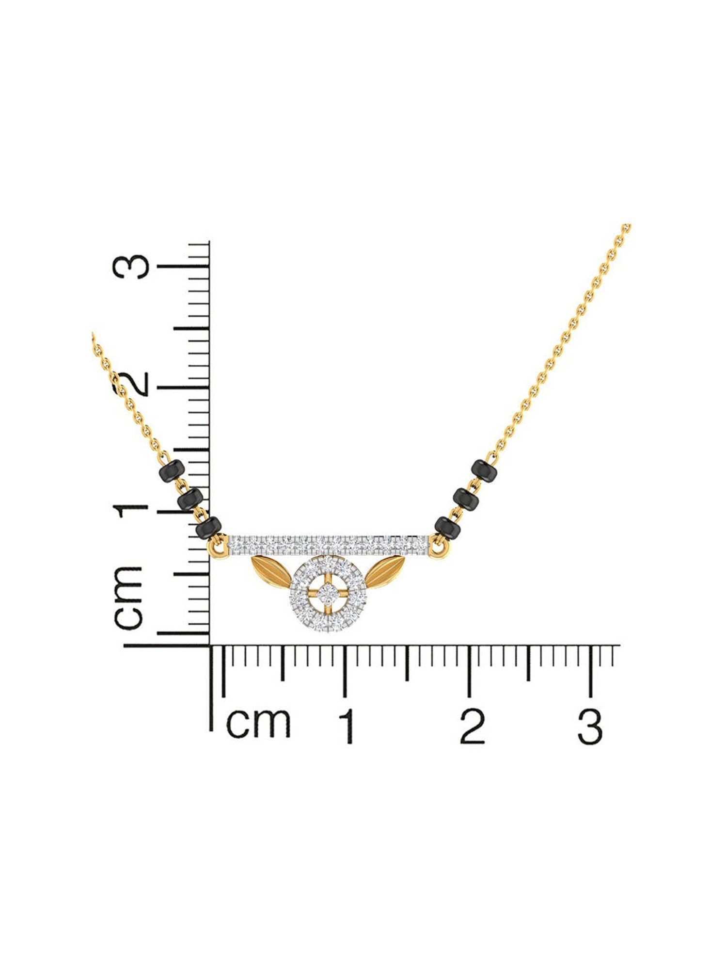 Waman Hari Pethe Jewellers 18k Gold & Diamond Mangalsutra for Women