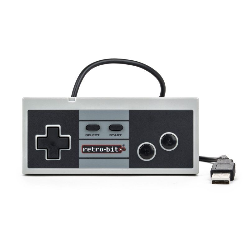 Retro-Bit NES Style Wired USB PC/MAC Pro Controller with 6FT Cable - Classic Color