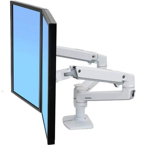 ERGOTRON 45-491-216 LX DUAL SIDE-BY-SIDE ARM WHITE
