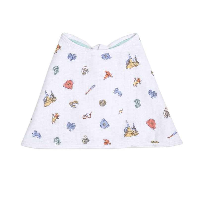 aden and anais Essentials Burpy Bib - Harry Potter Hogwarts