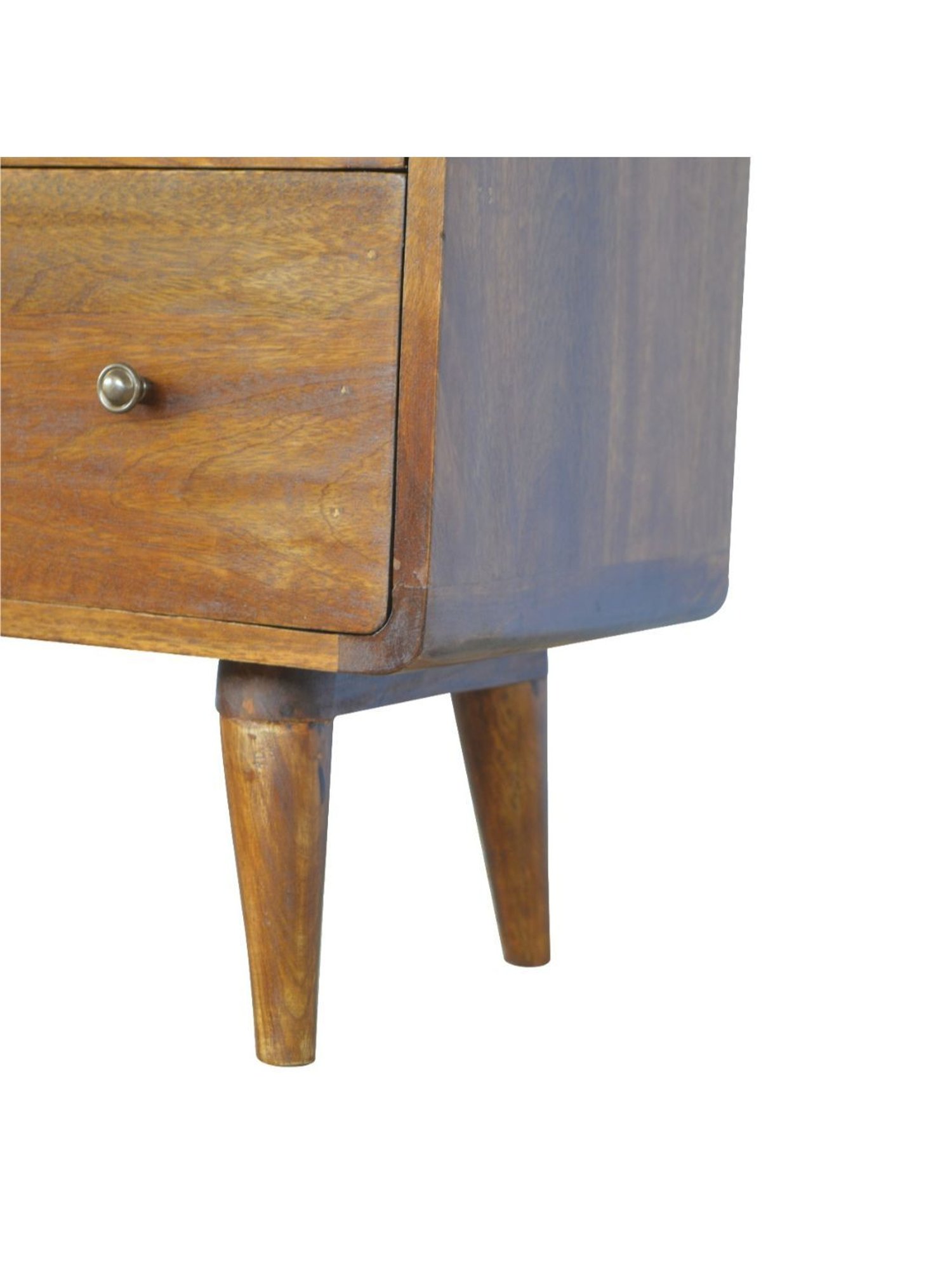 Artisan Furniture Brown Curved Chestnut Chest