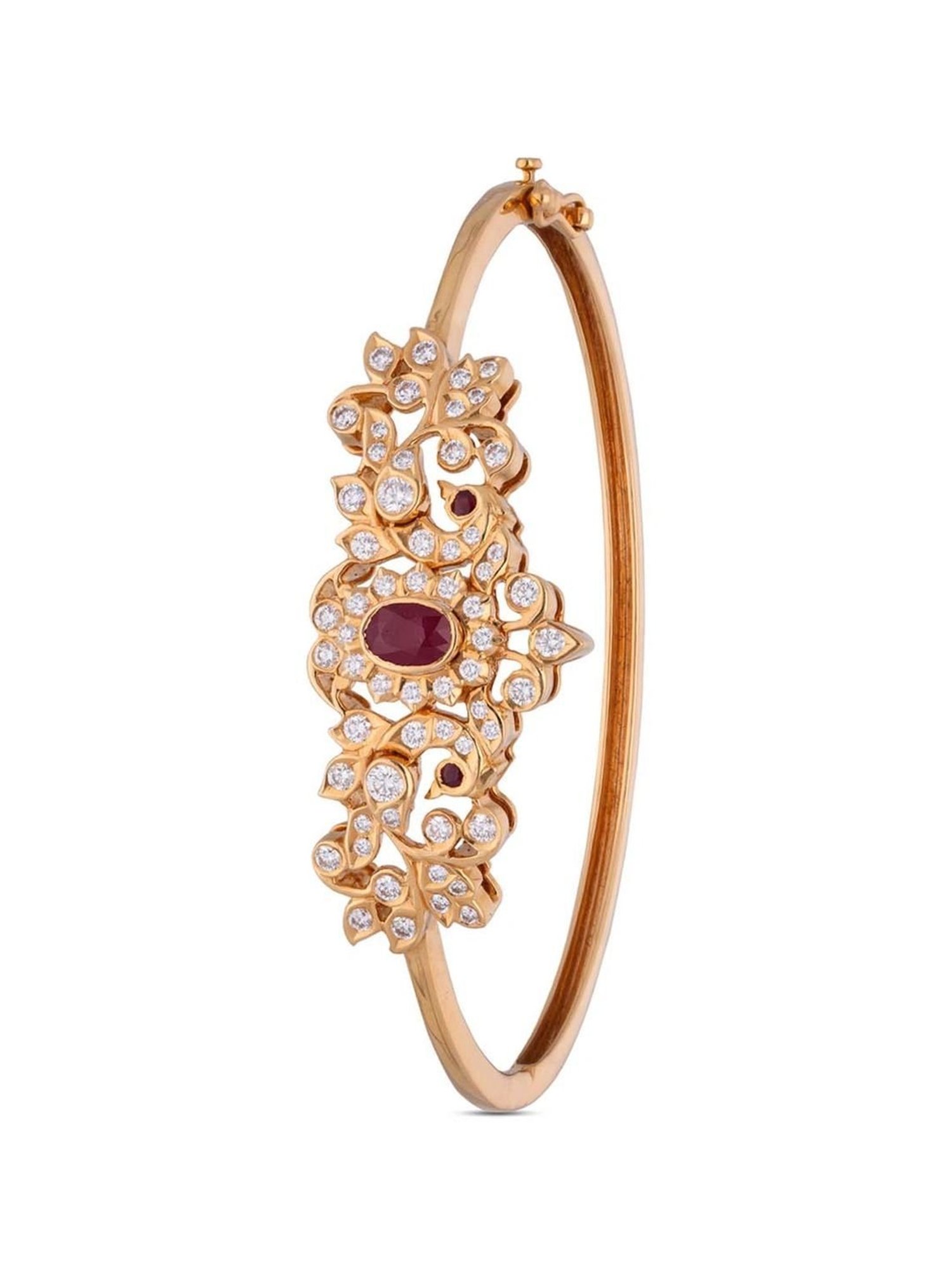 Candere by Kalyan Jewellers BIS Hallmark 18K Yellow Gold and Certified Diamonds Bracelet