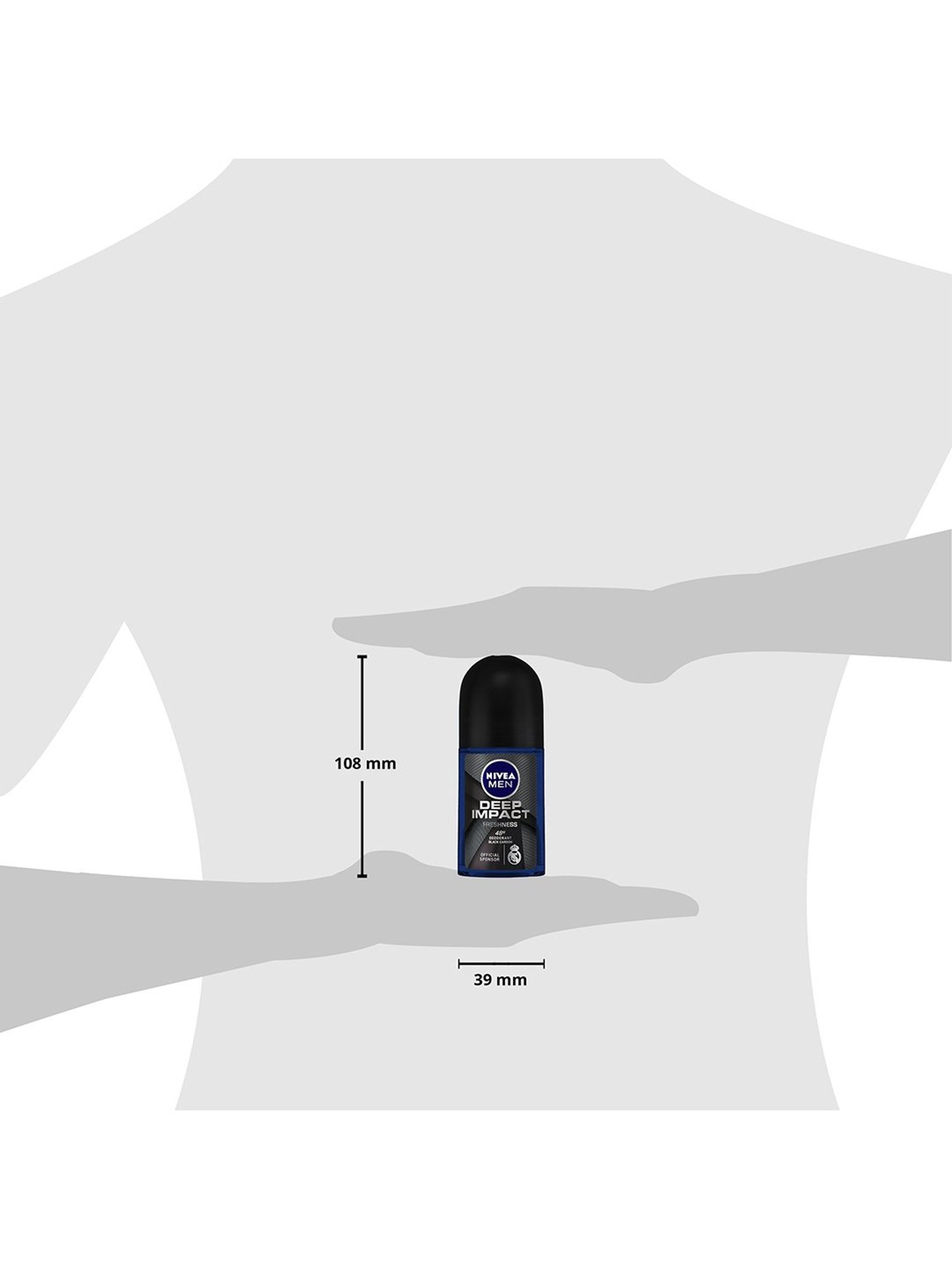 Sirona 2-in-1 Underarm Deodorant Roll On - 50 ml