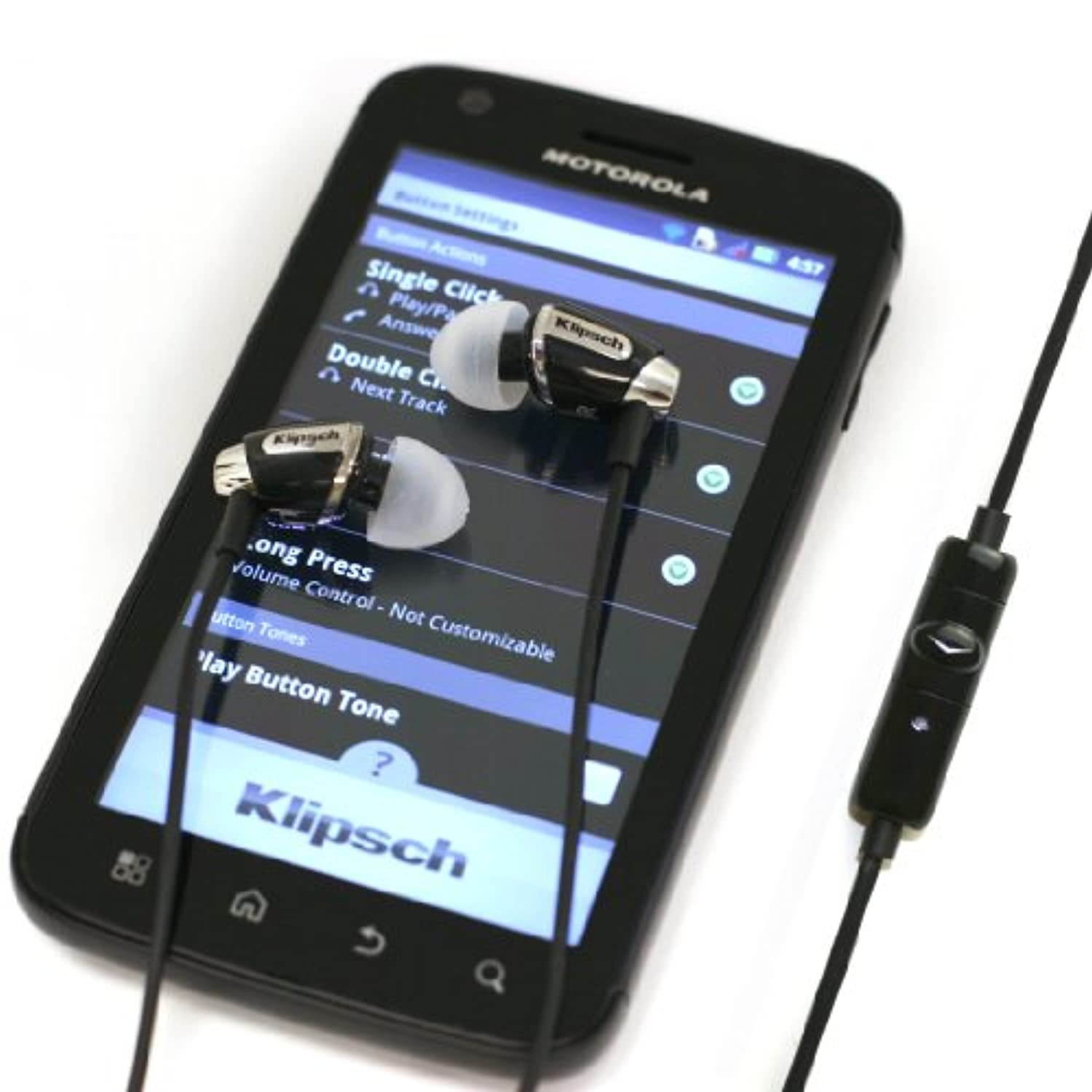 Klipsch Image S4A In-ear Headphones Black for Android (Discontinued by Manufacturer) (ImageS4ablack)