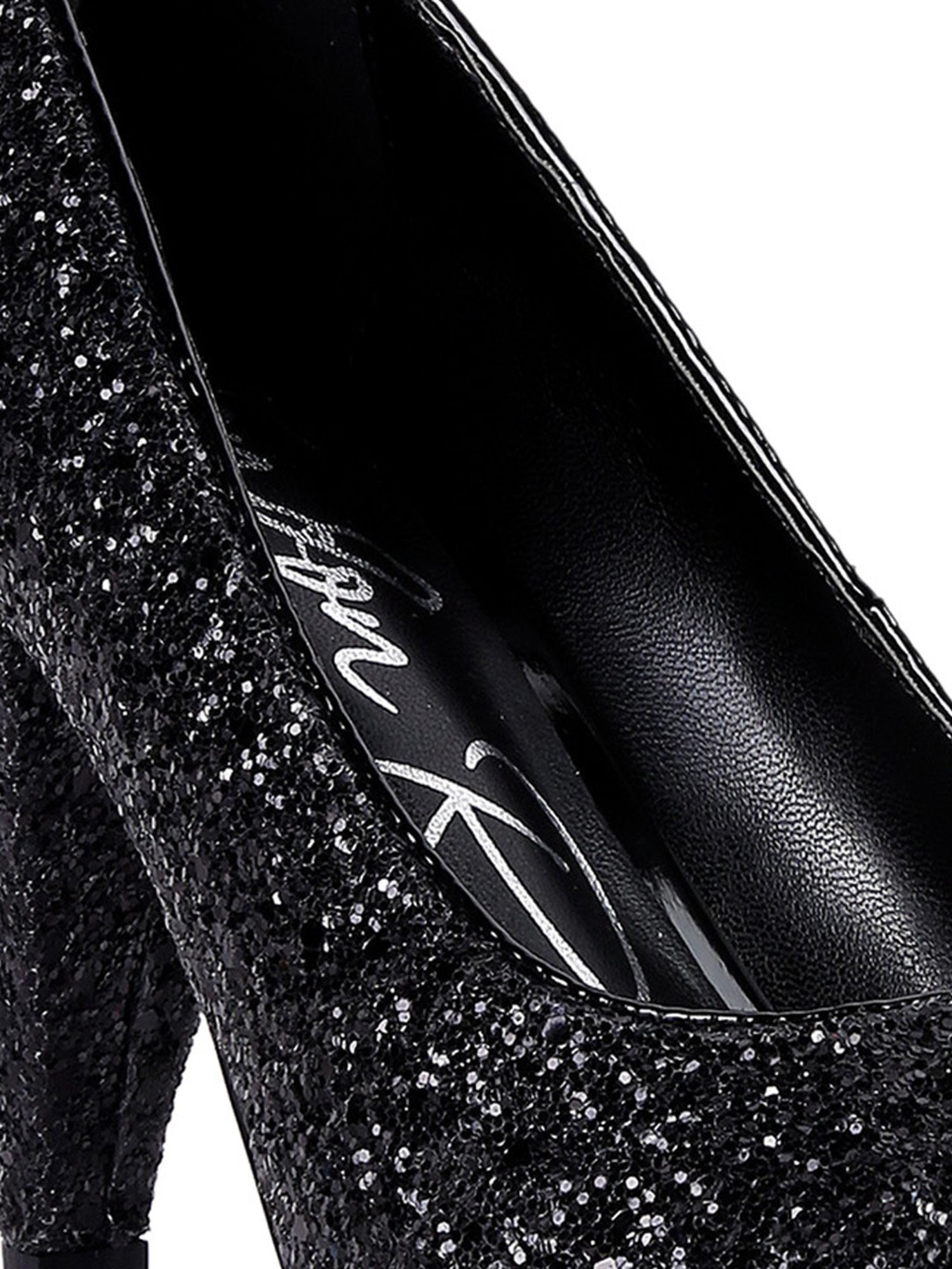 London Rag Women's Black Casual Pumps