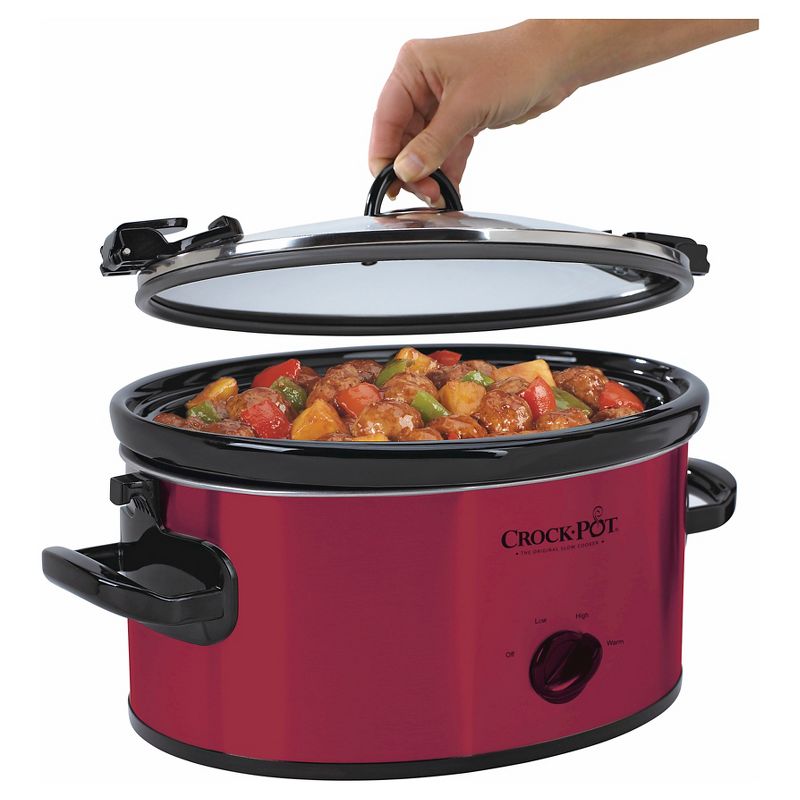 Crock-Pot 6qt Programmable Cook & Carry Slow Cooker Black SCCPVLF605-B