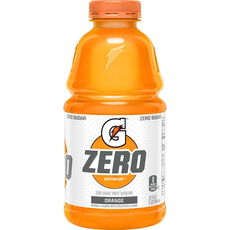 Gatorade G Zero Sugar Orange Sports Drink - 32 fl oz Bottle