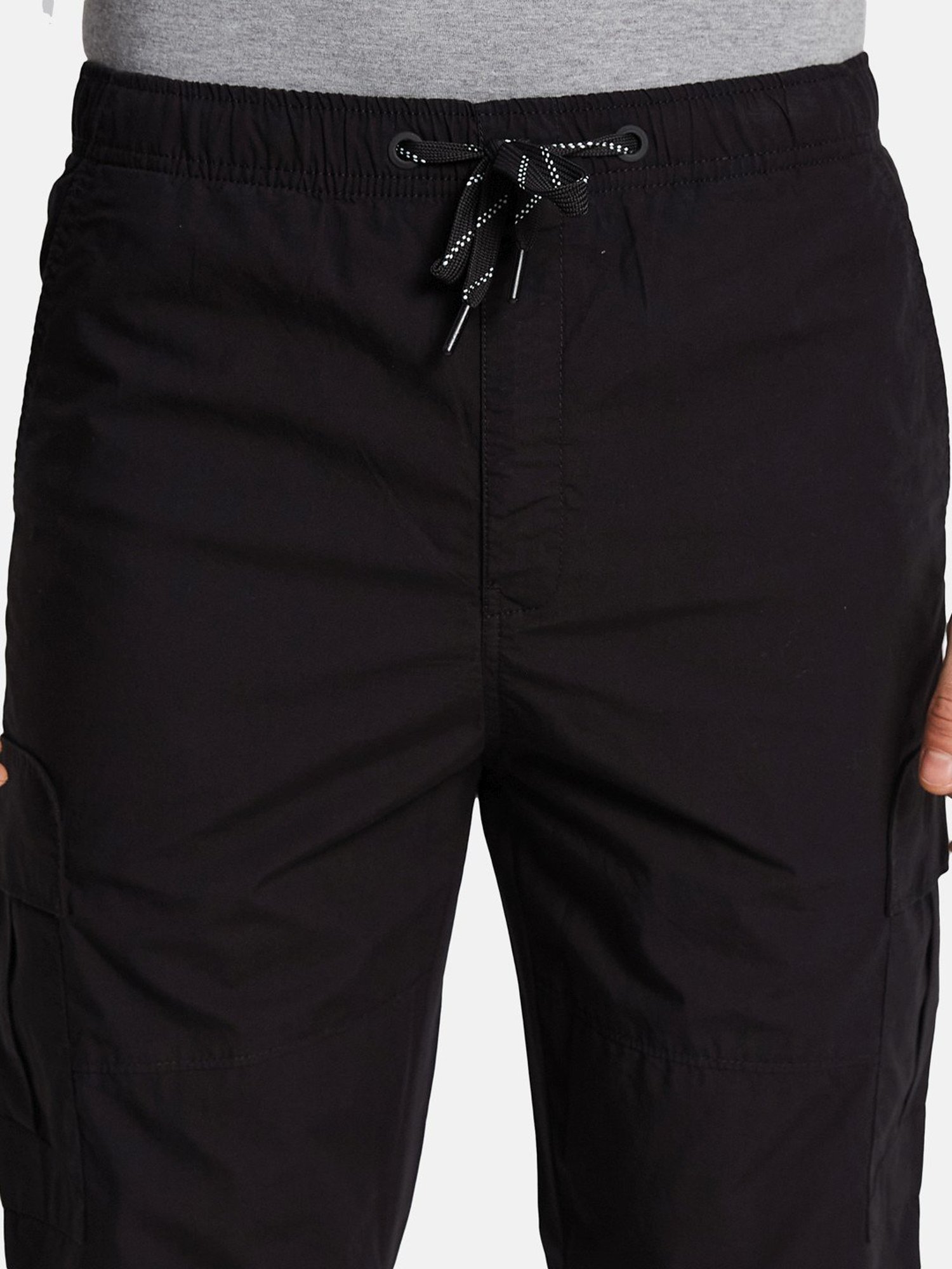 Basics Green Jogger Track Pant