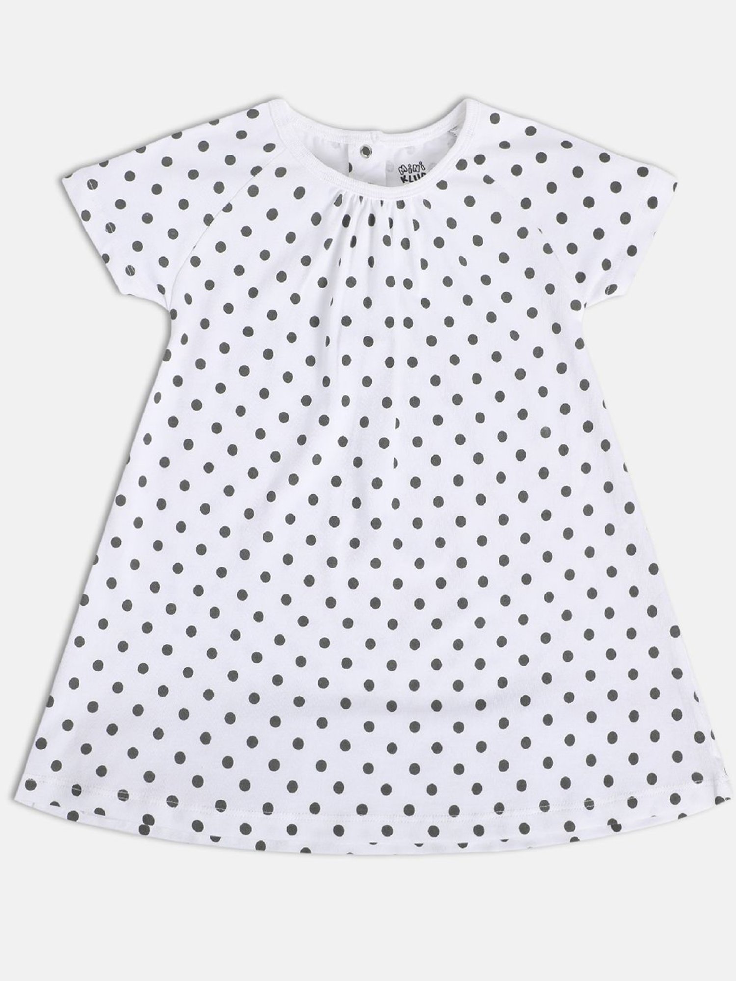 Nauti Nati Kids Blue Embroidered Dress