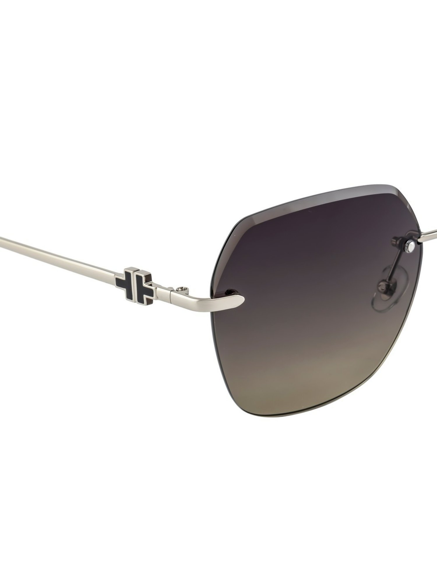 Opium Grey UV Protection Square Sunglasess for Women