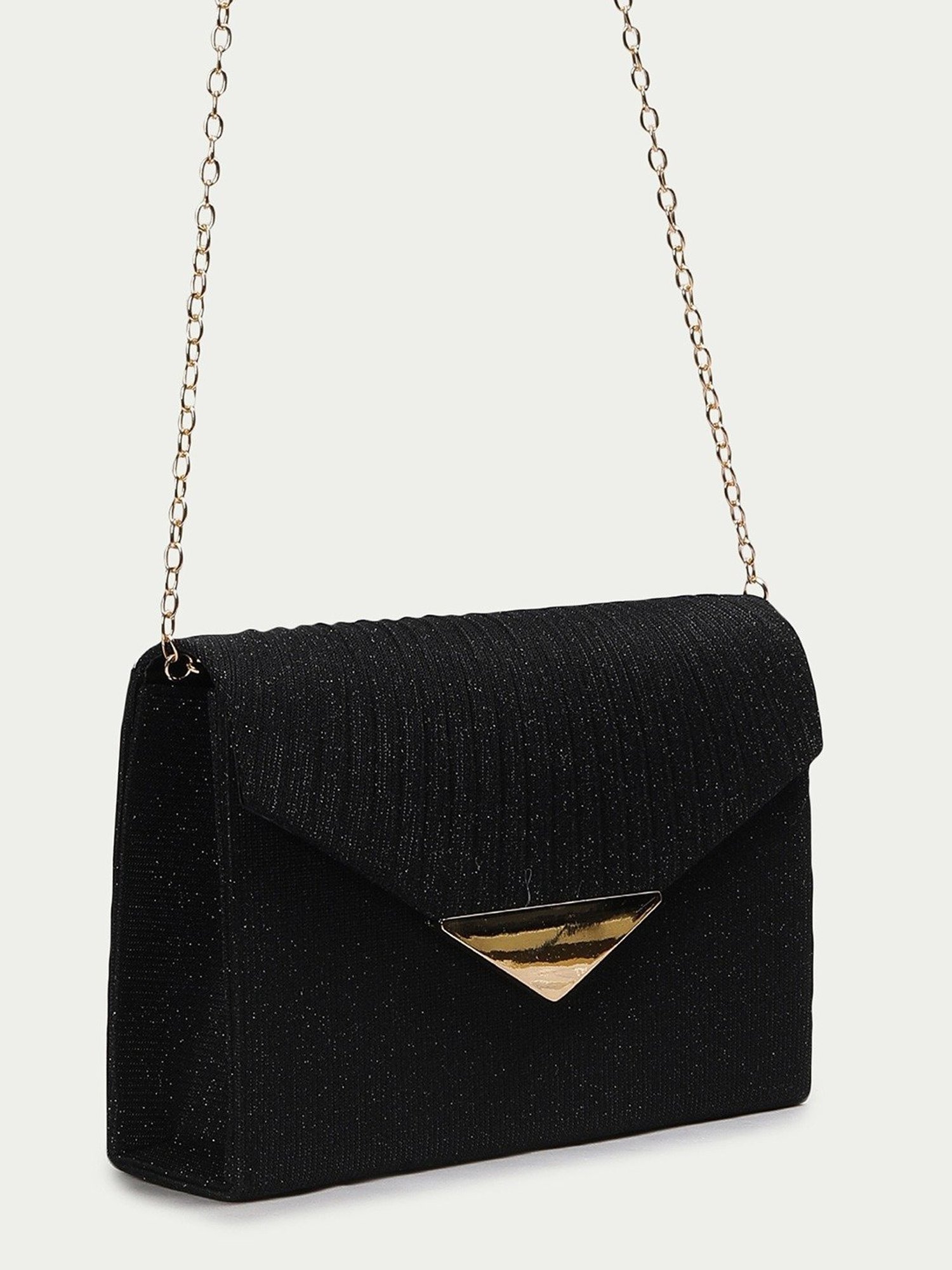 Estee & Lilly Turn Key Closure Clutch - Black