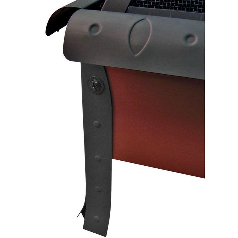 Landmann Tudor Backyard Fire Pit and Weatherproof Cover, Black