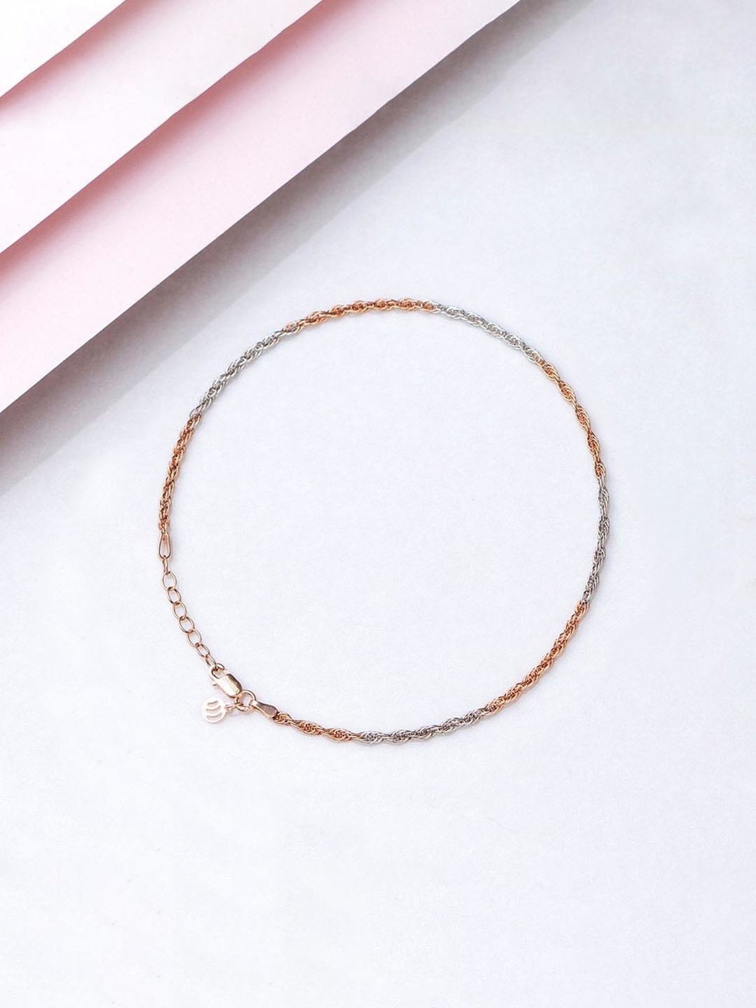 Zavya 92.5 Sterling Silver Anklet for Women