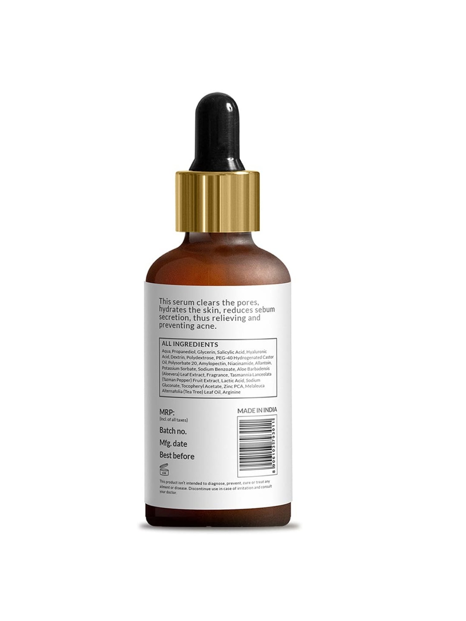 Sirona Anti Acne Face Serum with Natural Exfoliating Face Wash