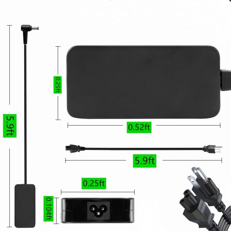 New Ac Adapter Fit for ASUS FX705GE FX705GD FX505 FX505GD FX505GE FX505GD FX505DY FX705GD FX505GM GX531GM-DH74 GL703GM TUF705GD Laptop Power Supply Charger Cord