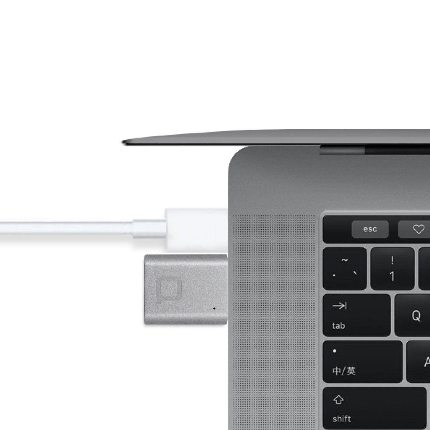 nonda USB-C to USB 3.0 Mini Adapter [Worlds Smallest] Aluminum Body with Indi...