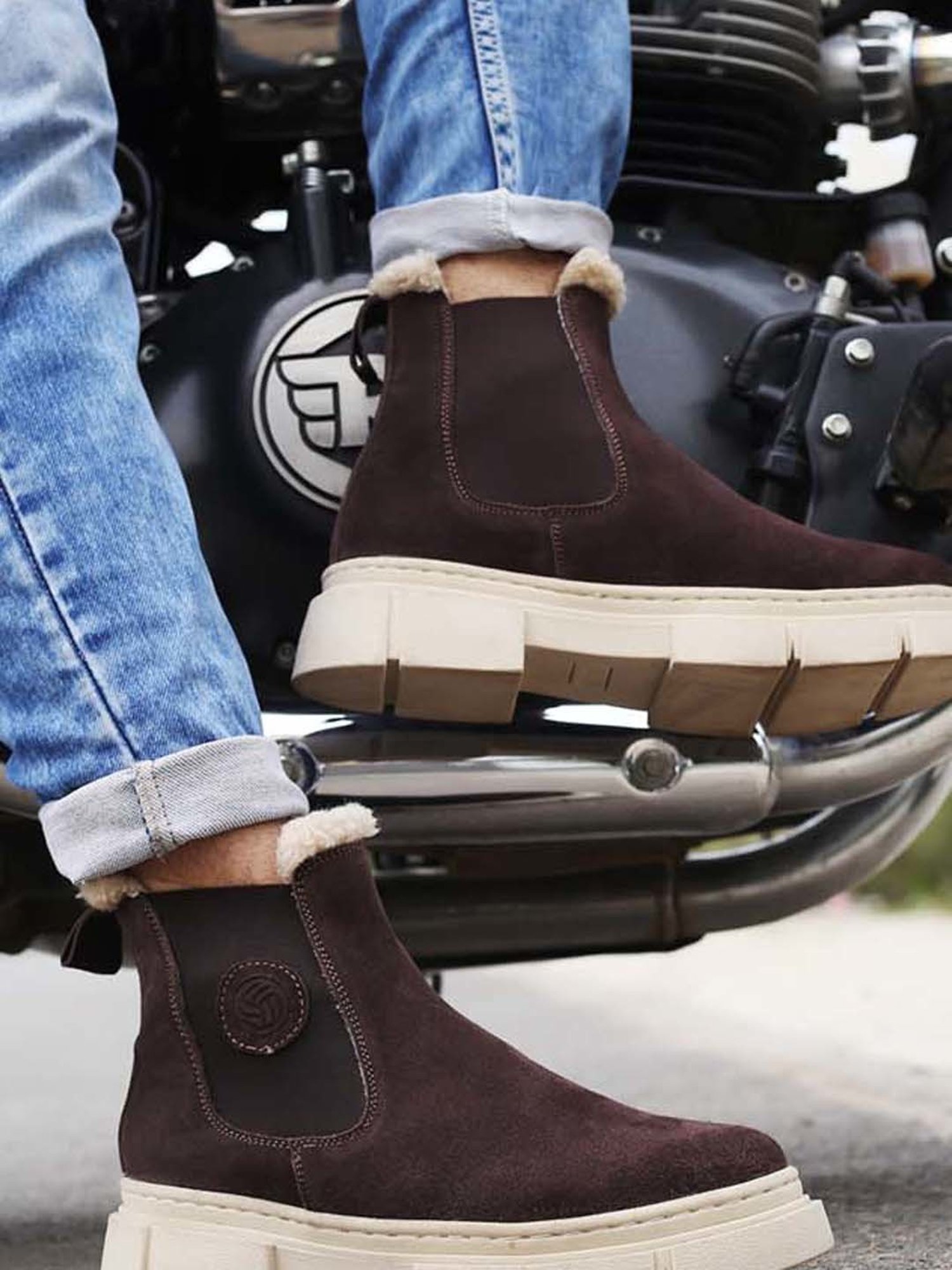 Bacca Bucci Men's ALPINE ARMOR Brown Chelsea Boots