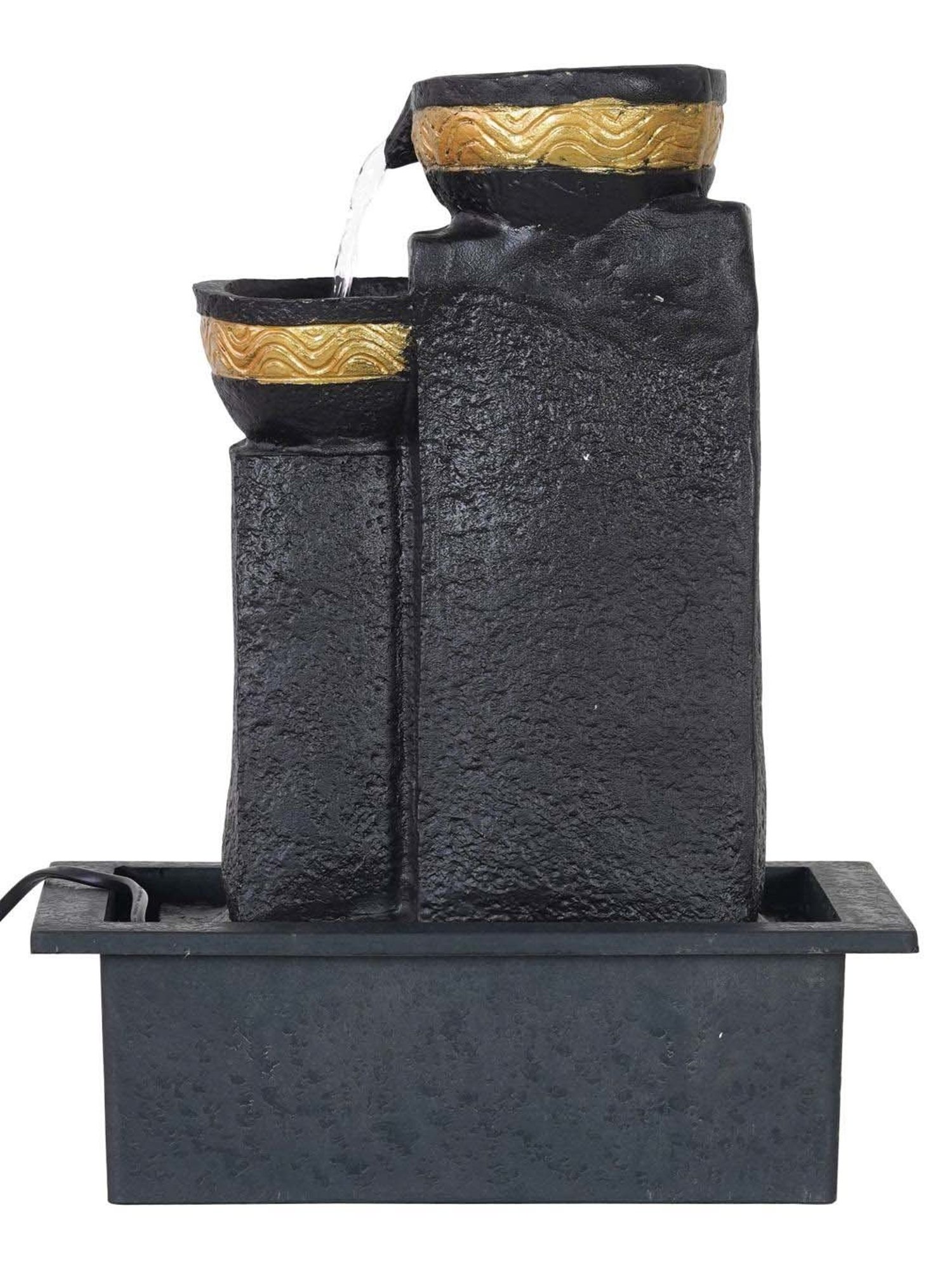 Tayhaa Brown Resin Fiery Tiger Head Showpiece