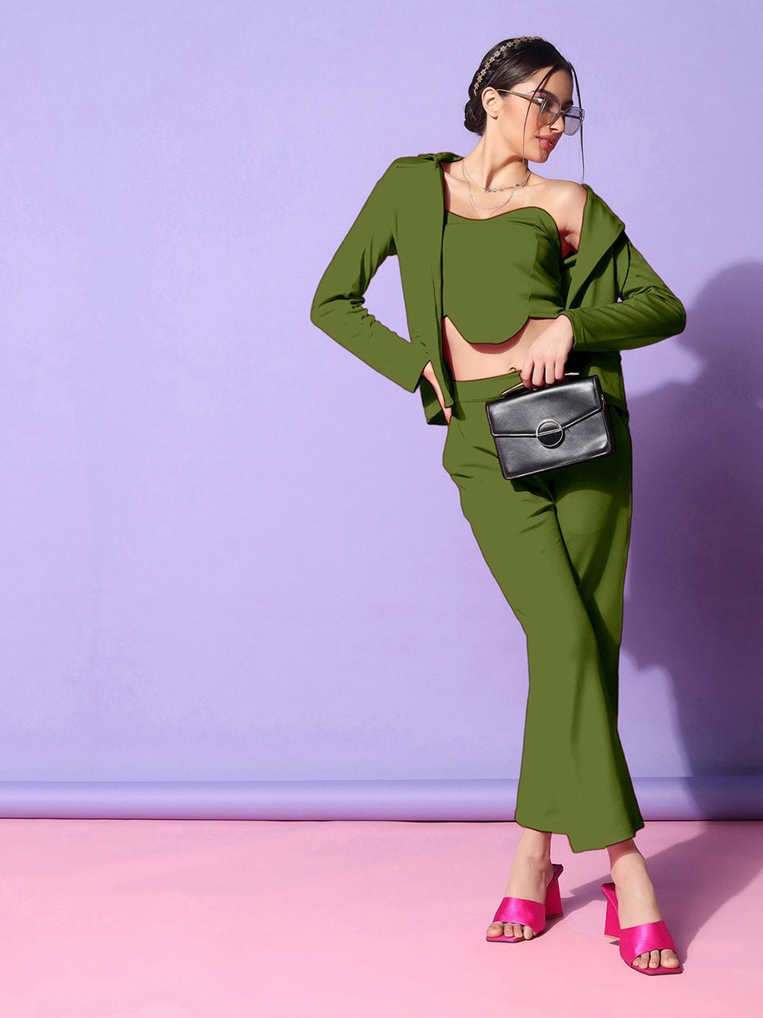 Belle Fille Black Floral Print Jumpsuit