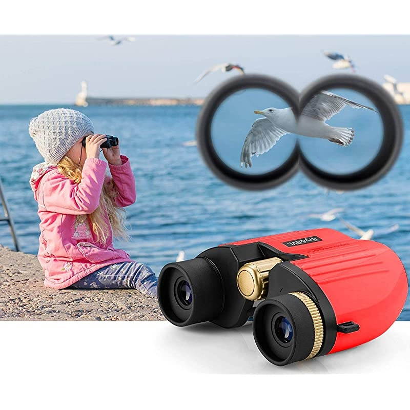 for Kids - High Resolution, Shockproof &ndash; 8X22 Kids for Bird Watching, Best Toys for Boys, Girls &ndash; Real Optics Set for Outdoor Toddler Games &ndash; Detective and Spy Kids Toys