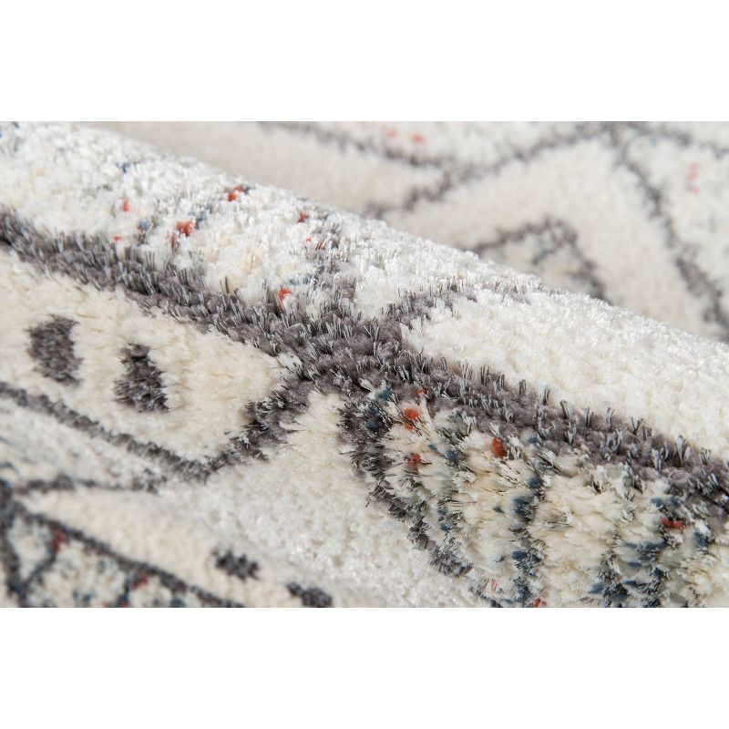 9'3"x12'6" Lima Mori Area Rug Ivory - Momeni