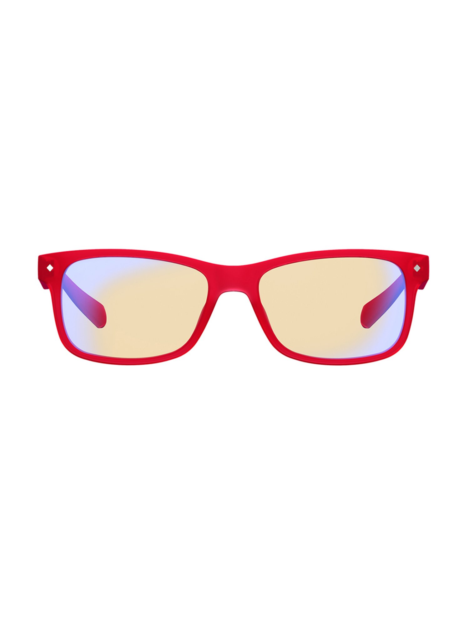 Polaroid Red Rectangular Unisex Reading Glasses Power: +2.50