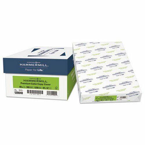 Hammermill Color Copy Digital Cover Stock, White, 250 Sheets (HAM120040)