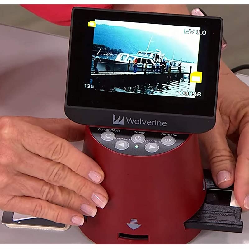 Titan 8-in-1 High Resolution Film to Digital Converter with 4.3" Screen and HDMI Output (Black)