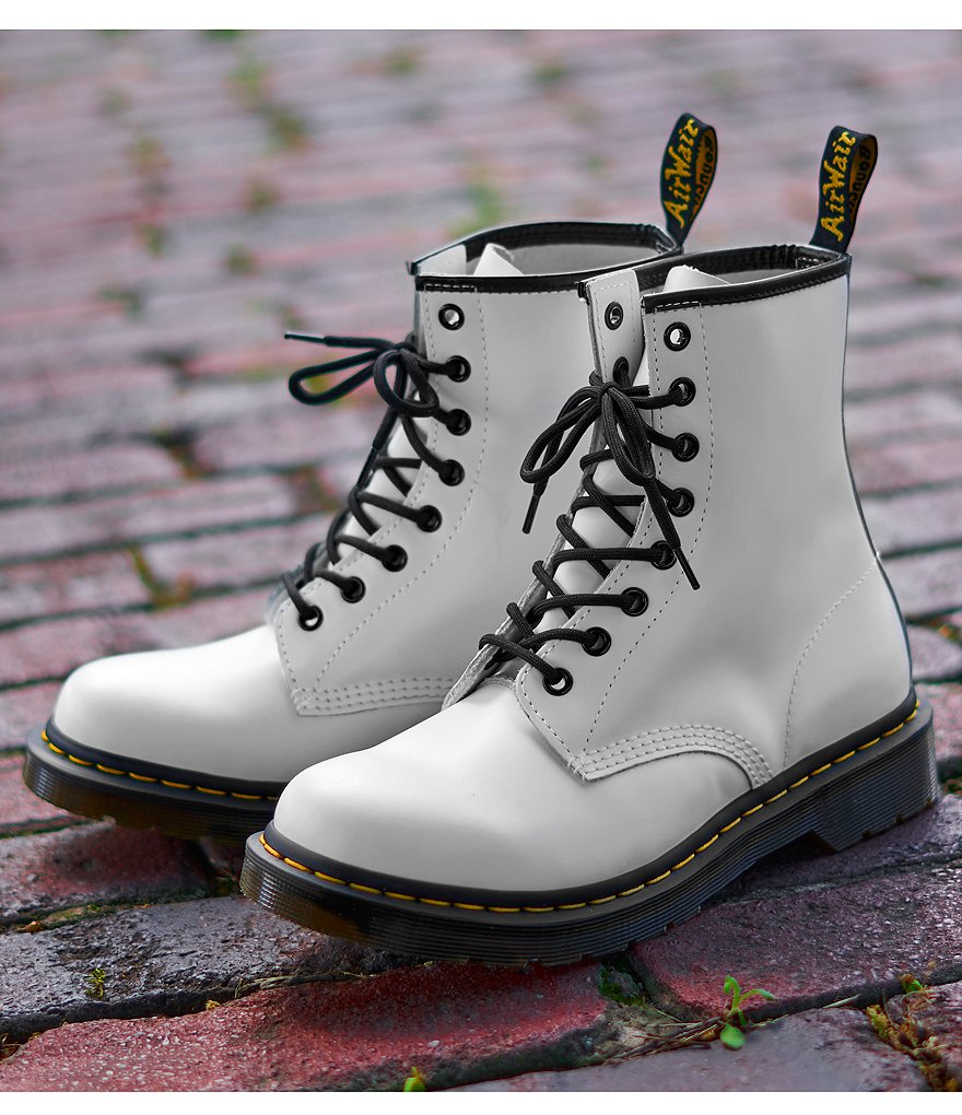 Dr. Martens Women's 1460 Smooth Leather Combat Boots