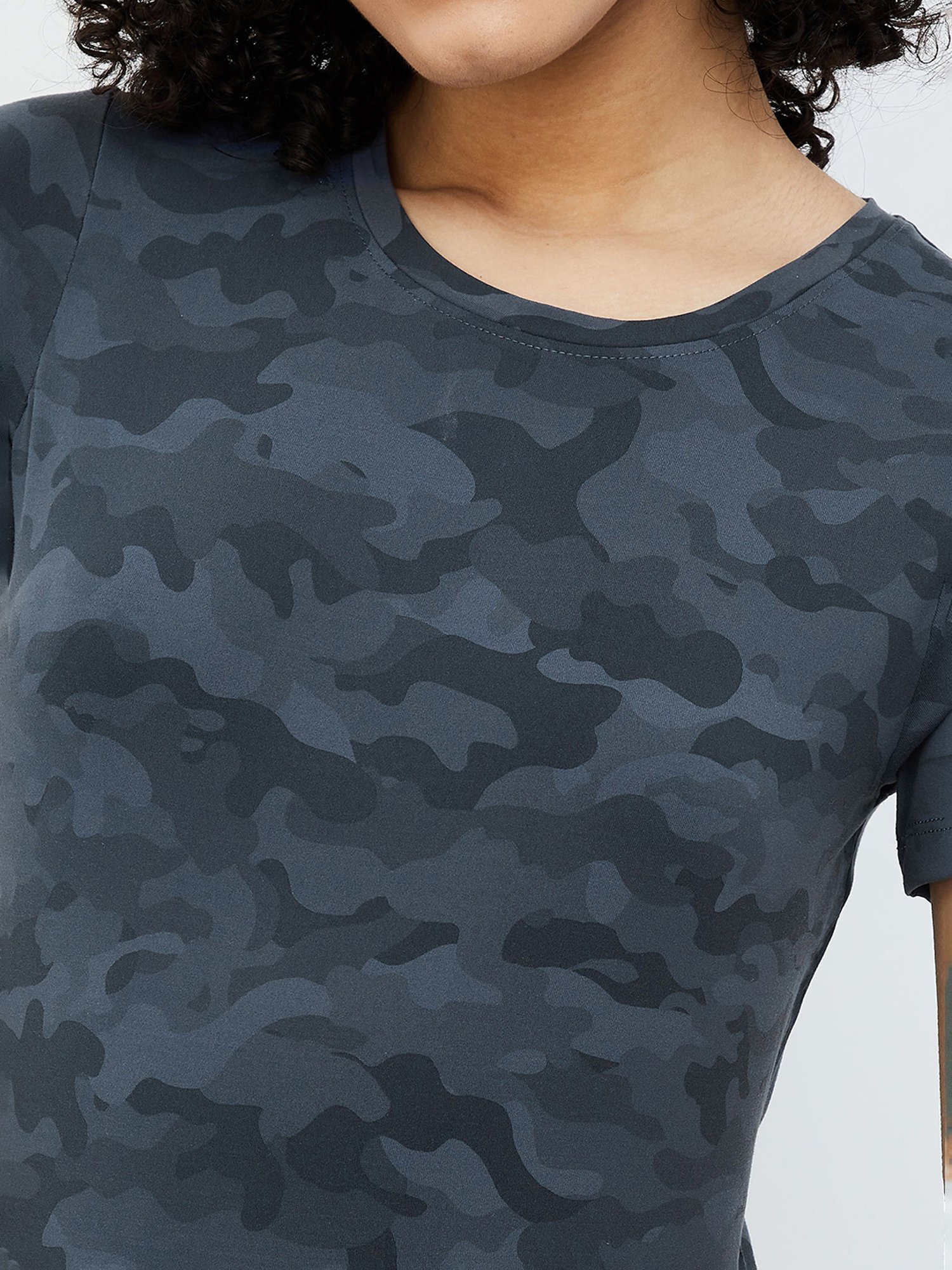 KAPPA Black Camo Print T-Shirt
