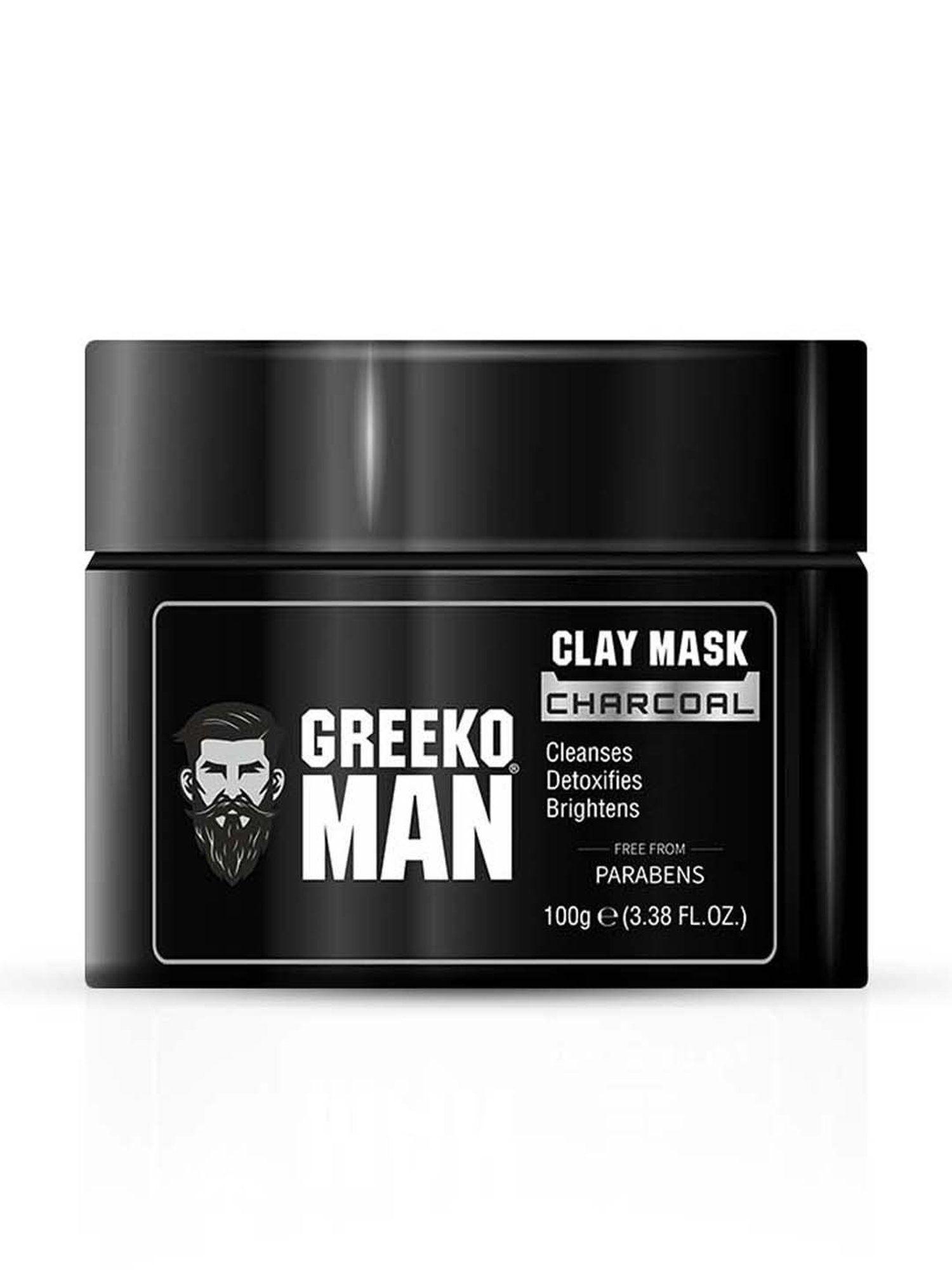 Greeko Man Clay Mask - Charcoal