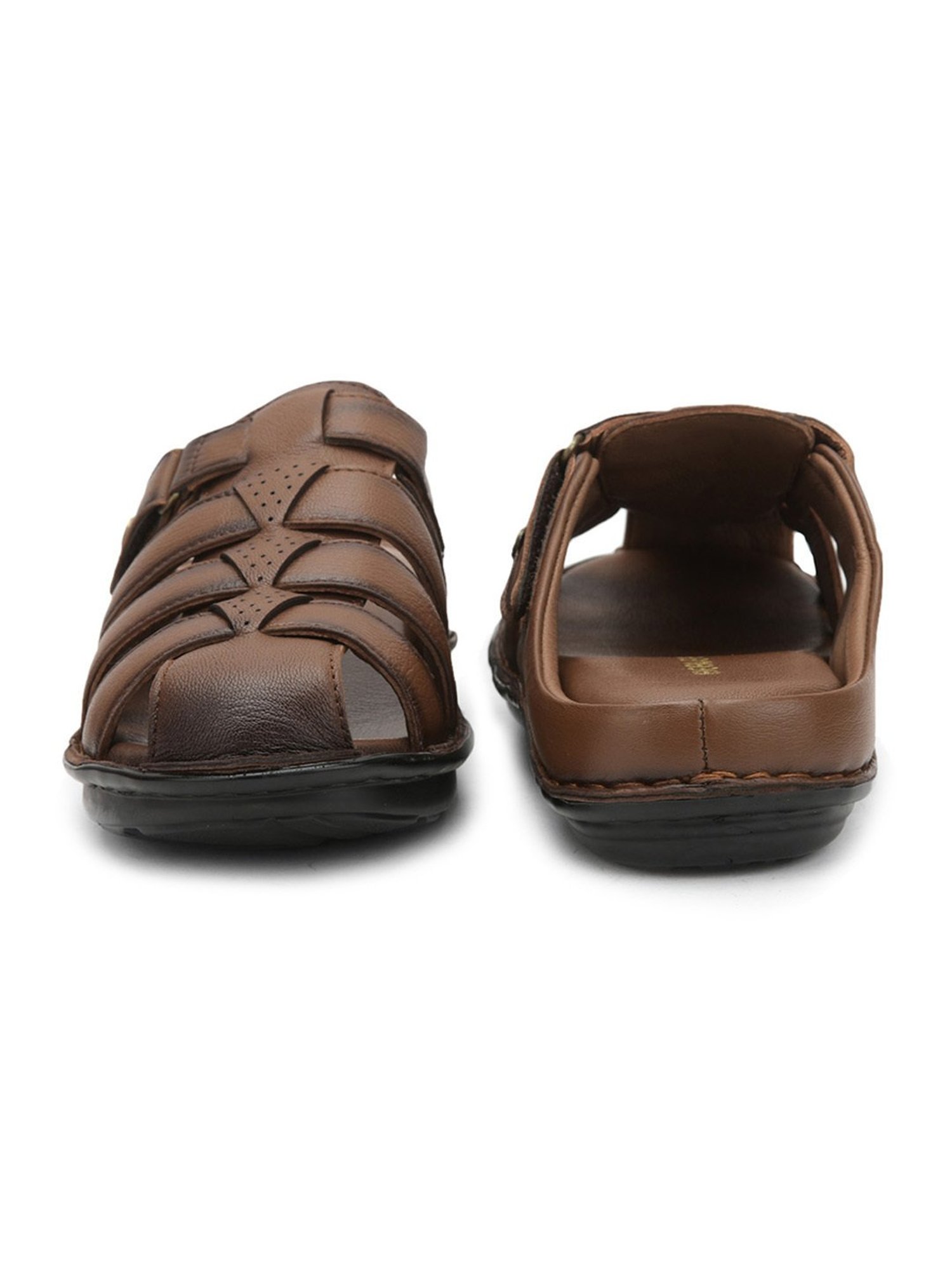 Healers By Liberty Men's Brown Fisherman Sandals
