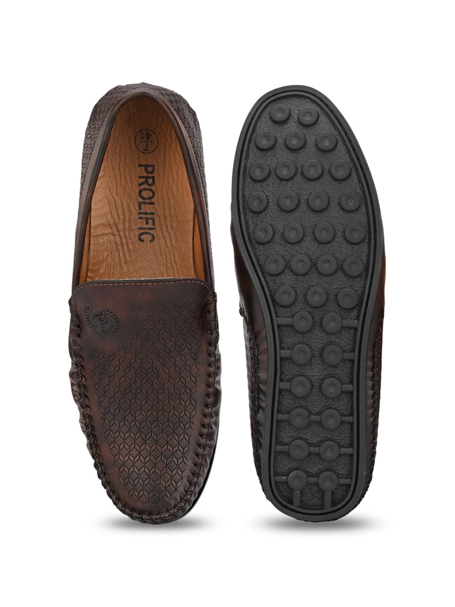 Prolific Men's Brown Casual Loafers