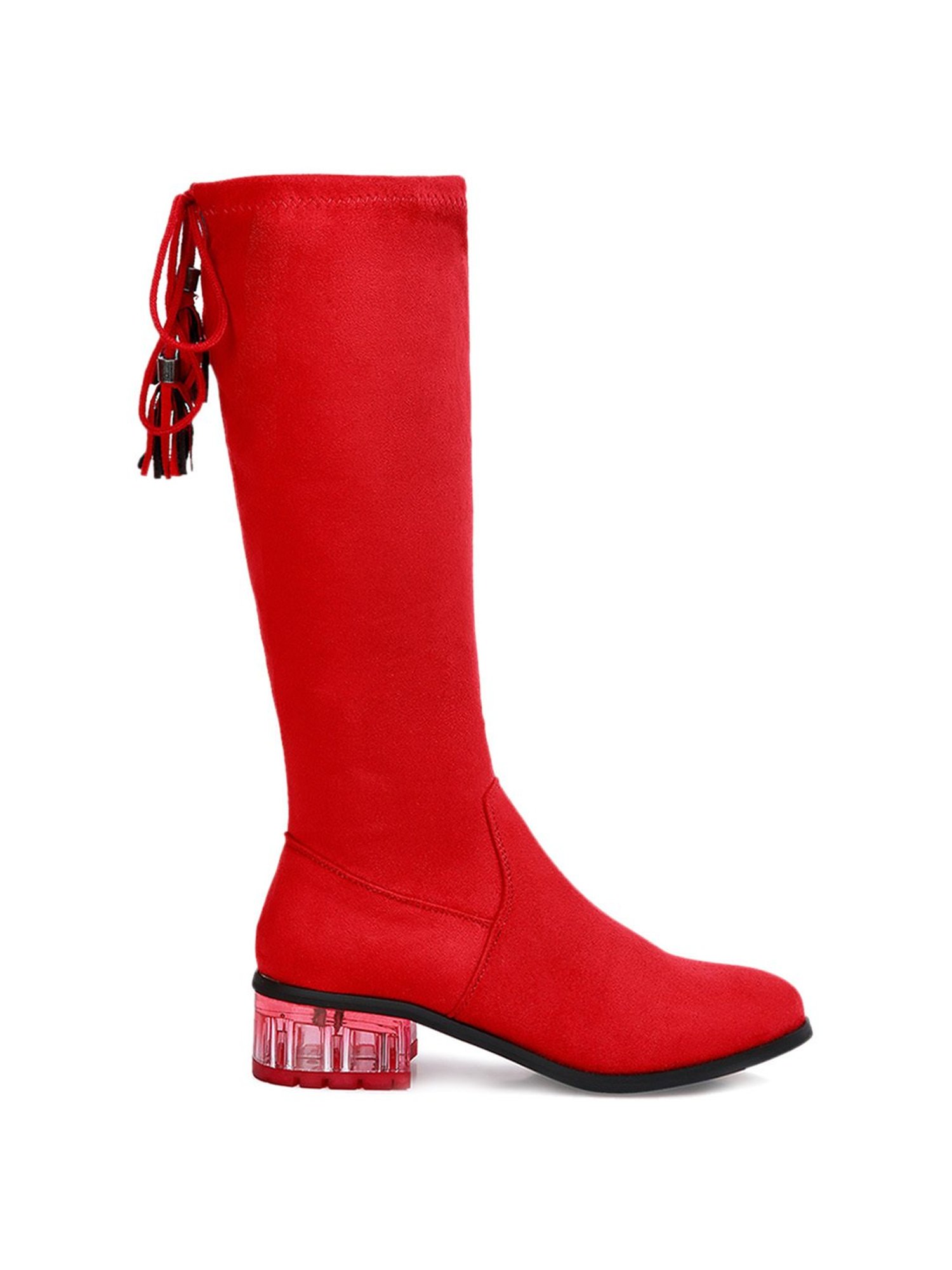 London Rag Women's Red Casual Booties